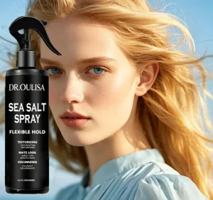 Private Label Strong Hold Sea Salt Texturizing Hair Styling Spray for Hair Extensions
