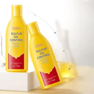 Private Label Sulfur Shampoo Anti Dandruff Oil Control Natural Herbal Daily Hair Shampoo Moisturizing Refreshing