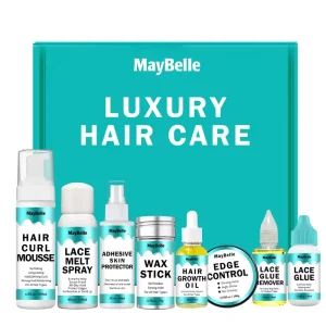 Private Label Waterproof Lace Glue Lace Melting Spray Growth Oil Hair Care Products Lace Wig Install Kit