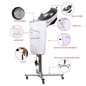 Profesional Hair Steamer Vertical Nano Hair Steamer Electric Hair Treatment Steamer Spa c