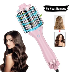 Professional 1 Step Hair Dryer & Straightening Comb Electric Hot Air Hair Styling Brush for Household Use