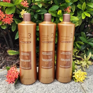 Professional 1000 ml Organic Smoothing Protein Straightening Cream Hair Care Brazilian Keratin Hair Treatment