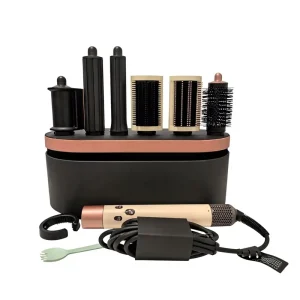 Professional 110 000 RPM High Speed Multi Styler 1300W BLDC Motor Hair Dryer Brush 7 in 1 Ionic Hot Air Styler Set