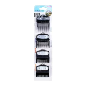 Professional 3pcs Hair Clipper Guards Set Eco-friendly Plastic Handle Trimmer Attachments for Salon Styling