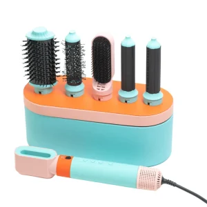 Professional 5 in 1 Electric Hair Styling Tools Straightener and Curling Iron Negative Ion Travel friendly Household Hotel Car Use