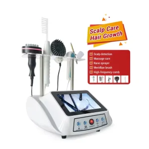 Professional 5 in 1 High Frequency Desktop Hair Scalp Analyzer Machine Care and Scalp Massager Tool Analysis Machine