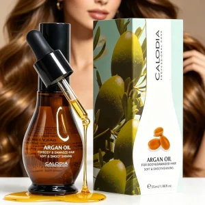 Professional 55ml Organic Morocco Argan Oil Hair Repair Serum for Soft Smooth Shiny Leave In Hair Serum