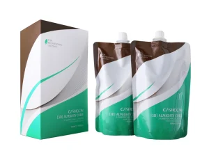 Professional 560ml*2 Keratin Treatment Lotion Set Organic Hair Curl Defined Cream Permanent Curly