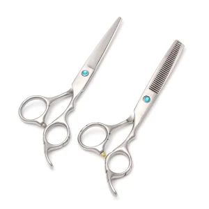 Professional 6″ Ergonomic Sharp Stainless Steel Hair Cutting Scissors Barber Salon Hairdressing Styling Shears with Custom Logo