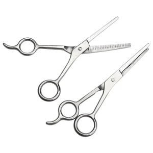 Professional 6 Inch Stainless Steel Hair Cutting Scissors Shears Straight Blade Type for Salon and Home Use