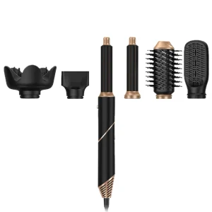 Professional 6 in 1 Multi Styler Hair Tool Hair Curler Straightener Brush Diffuser Hot Air Styler