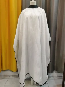 Professional Barber Capes With Silicone Neck Custom Logo Barber Gown Hair Cutting Cape De Coiffure Salon Hairdressing Cape
