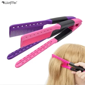 Professional Barber Shop Salon Hairdressing Styling Tool Comb Type V Washable Folding Straight V Type Hair Combs
