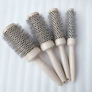 Professional Ceramic Barrel Nano Ultra Heat Resistant Laser Styling Brush Cushion Paddle Vent ABS Handle for Women