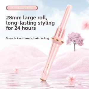 Professional Ceramic Pink Hair Curler Automatic Electric Heating Hair Curly Negative Ion Hair Curler for Women