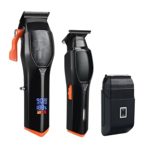 Professional Convenience Men’s Cordless Hair Trimmers Clippers Electrical Barber Clippers Full Set Machine for Cutting Hair