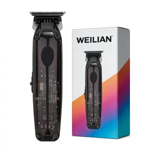 Professional Cordless Hair Clipper with Plastic Handle for Men and Barber Shop Styling Home Use