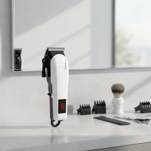 Professional Cordless Hair Clippers LED Display ABS Rechargeable Men’s Hair Trimmer Sharp Blade Quiet Home Barber Cutting Tool