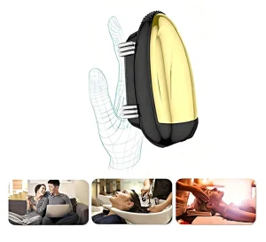 Professional Cordless Handheld Barber Head Scalp Neck Hand Massage Vibration Device 2 Massage Nodes for Hair Salon Barber Shop