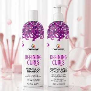 Professional Curl Care Shampoo and Conditioner Set for 2-Pack Cleansing Hydrating for All Curl Types Perfect for Natural Hair