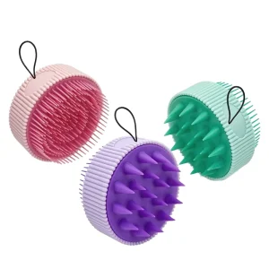 Professional Customized Logo Double-sided 2 in 1 Detangler Hairbrush Dual-purpose Scalp Massager Shampoo Brush Hair Growth ABS