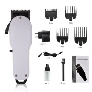 Professional Electric Hair Clipper Rechargeable Hair Cut Machine for Men
