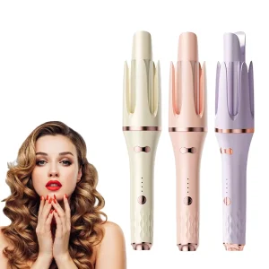 Professional Electric Hair Curling Iron Set Multifunctional Plastic Automatic Rotating French Waver Curling Iron for Hotel Use