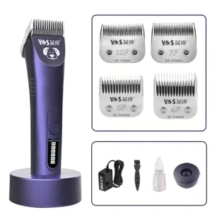 Professional Electric Pet Hair Clipper LB 970D Steel Large Blade Teddy Bear Design for Pet Salons Dog Grooming