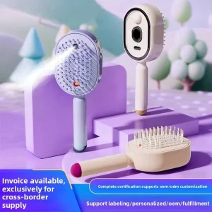 Professional Electric Red Light Scalp Massager Comb Hair Growth Device with Vibration USB Rechargeable Anti Hair Loss Brush