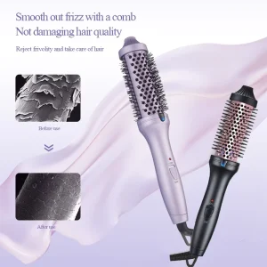 Professional Electric Rotation Automatic Hair Curler Wave Heated Hair Curler Dual Voltage 2 in 1 Hair Straightener and Curler