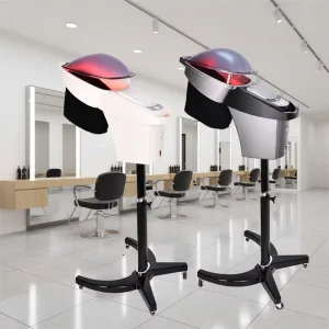Professional Full-Automatic Digital Hair Steamer Machine Salon Micromist Nano Steam Spa Treatment 800W ABS Hardware White Gray