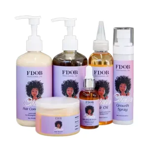 Professional Hair Care Kit for Curly Damaged Hair Moisturizing Repair Nourishing Oil Refreshing Growth Spray Curly Set
