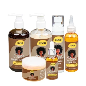 Professional Hair Care Set for Curly & Damaged African Hair Moisturize Repair Anti Hair Loss Regrowth Styling