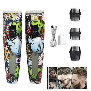 Professional Hair Clipper Beard Trimmer for Men Barber 0.1mm Baldheaded Clippers Hair Cutting Machine Hair Cut T Blade Trimmer