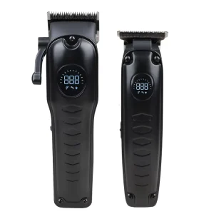 Professional Hair Clipper Kit Customized LCD Display Barber Cordless Salon Hair Trimmer for Men
