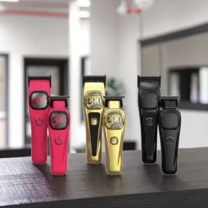 Professional Hair Clippers Hair Trimmer Kit Mens USB Rechargeable Hair Cutting Machine for Barber Shop