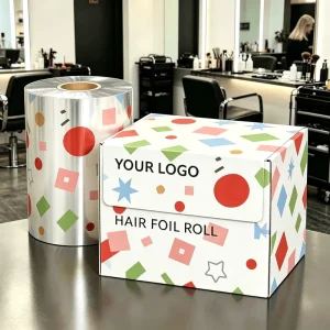 Professional Hair Coloring Foil Salon Aluminum Foil Roll Embossed Hairdressing Foil for Hair Coloring