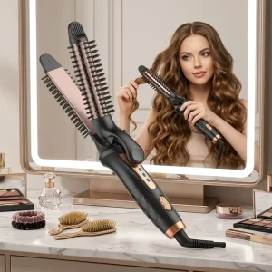 Professional Hair Curler Portable Hair Straightener and Curler 2 in 1 Women Electric Hair Curler High Quality Curling Iron