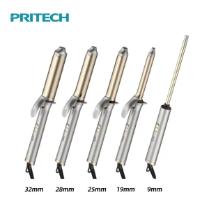 Professional Hair Curler Set 9/19/25/28/32mm Ceramic Coating Curling Wand Multiple Sizes Skinny Large Waves Hair Styler
