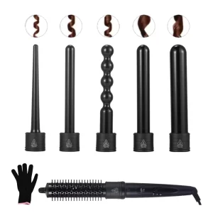 Professional Hair Curling Wand Hair Curler Rollers Set Electric Iron Straightener Household Use Barrel Curling