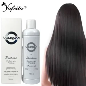 Professional Hair Relaxer Cream Beauty Salon Permanent Natural Straightening Rebonding Lotion Organic Formula 1000ML