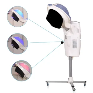 Professional Hair Salon O3 Ozone Infrared LED Micro Mist Hair Spa Steamer Machine