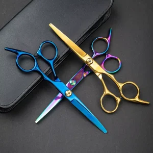 Professional Hair Scissors Set for Hairdressing and Barbering