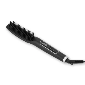 Professional Hair Straightener Brush Manufacturer Electric Hot Negative Ionic Hair Straightener Comb