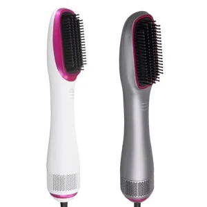 Professional Hair Styling Tools 2 in 1 Negative Hair Straightening Brush Hair Blow Dryer Multi function Hair Straightener Comb