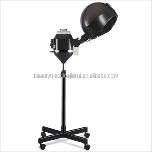 Professional Hairdressing Barber Black Hair Steamer Modern Design Beauty Salon Equipment Metal Material