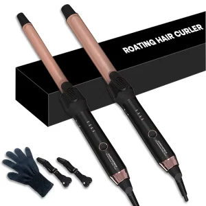 Professional High Quality Hair Curler with Adjustable Heat Control Curling Tong Hair Waver for Salon Hair Styling Tools Set