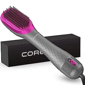 Professional Ionic Electric Heated Smoothing Comb Hair Straightening Curly Styling 3 in 1 Hair Dryer Brush for Hotel Household