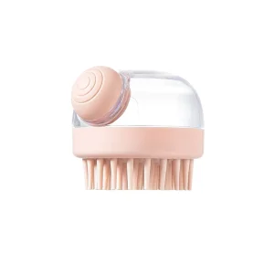 Professional Ladies Silicone Plastic Hair Artifact Comb Brush Scalp Cleaning and Special Head Therapy Bath Massage Device