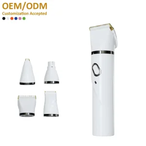 Professional Low Noise Pet Hair Clipper Shaver Rechargeable Hair Trimmer Cordless Electric Grooming Clippers